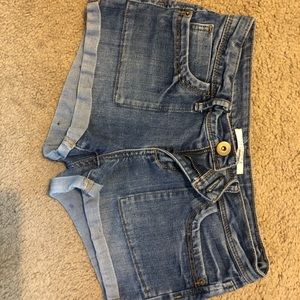 Denim shorts